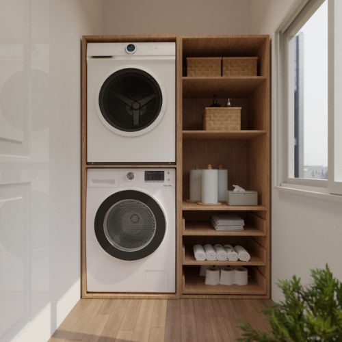 dryer washer cabinetry