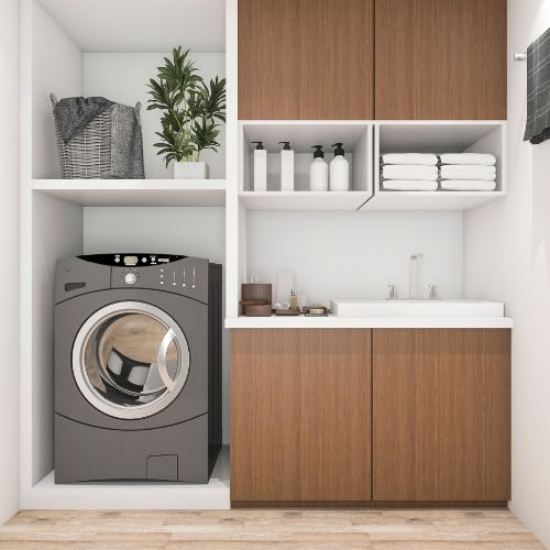 laundry cabinet design